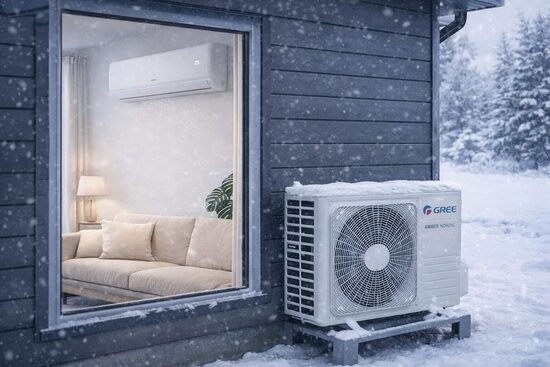 Siltumsūknis GREE Amber Nordic 7.03/7.03 kW –30 °C