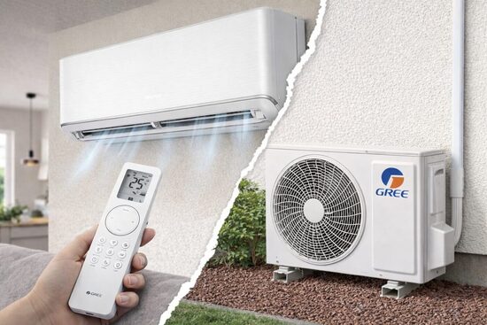 Siltumsūknis GREE Airy White  5.3/5.6kW, -25°C