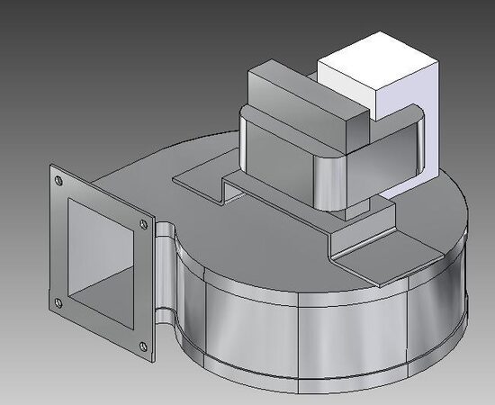 Ventilators ar sensoru PV 20/30 degļiem