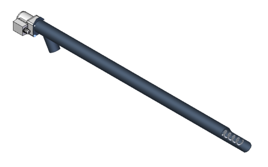 Pellet auger 3m, 60W 1:60, PV100/180/250